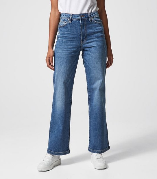 Frankie Wide Leg Full Length Jeans 
