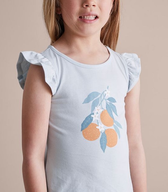 Frill Print Tank