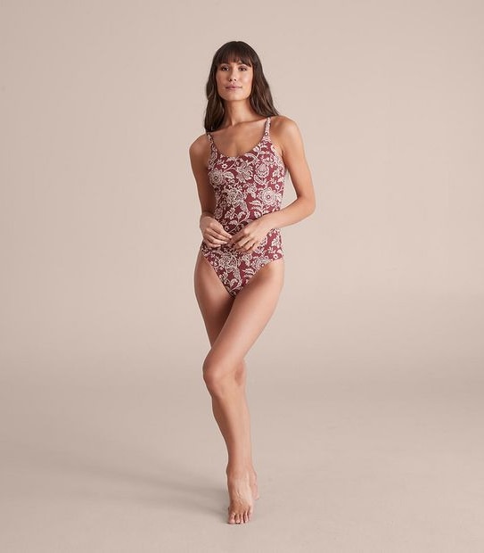 Crinkle One Piece Swim Bathers