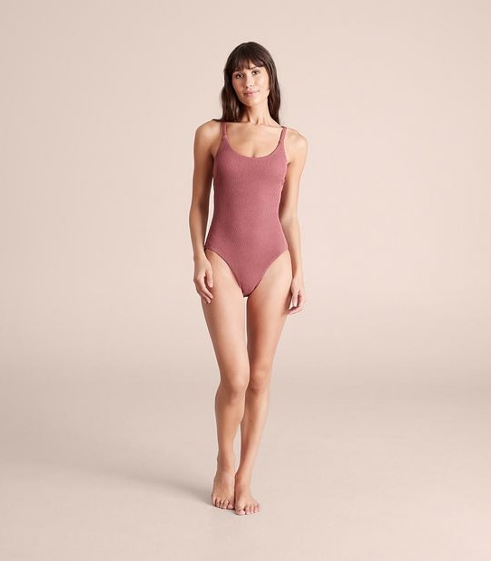 Crinkle One Piece Swim Bathers
