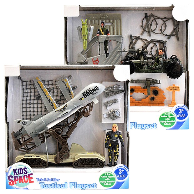 Kids Space Total Soldier Tactical Playset Assorted Kids Space Total Soldier Tactical Playset Assorted