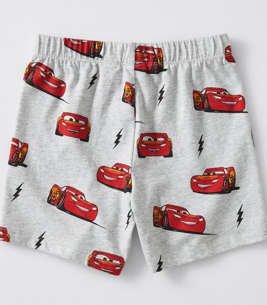 Disney Cars Print 2 Piece Pyjama Set - Grey Marle