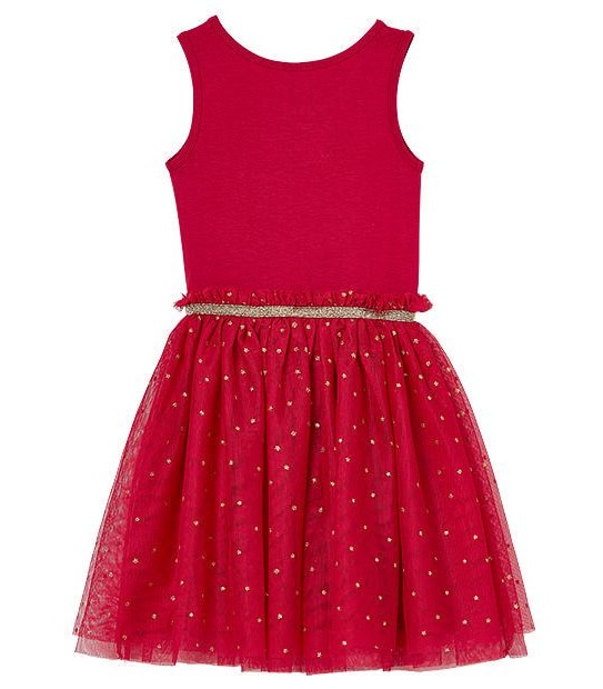 Sequin Multi Star Print Tutu Dress