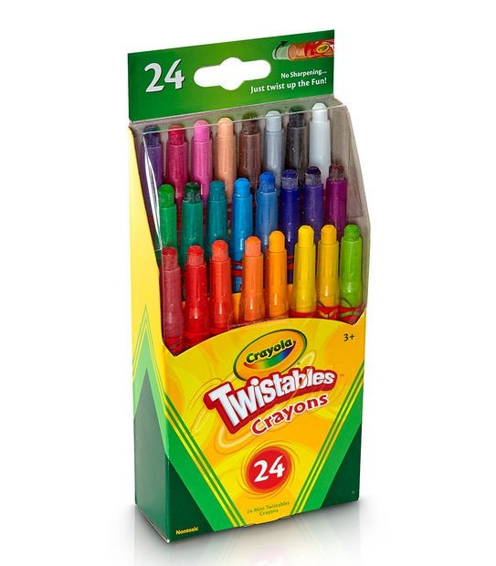 Crayola 24 Pack Twistables Mini Crayons