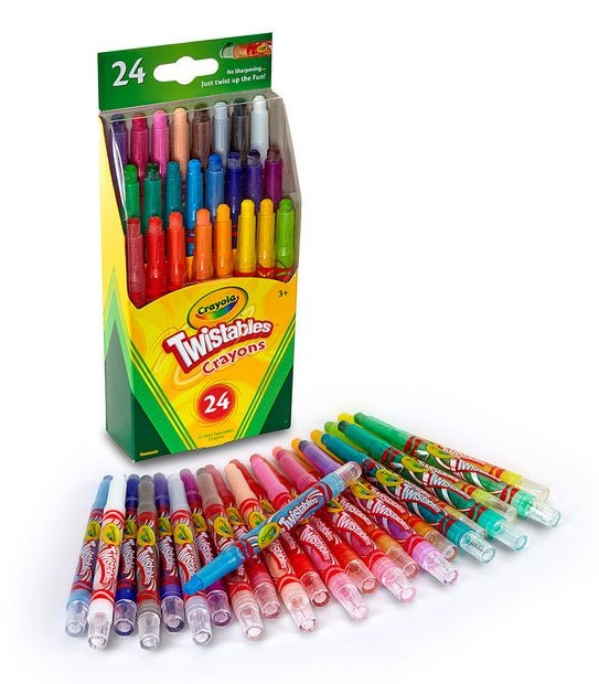 Crayola 24 Pack Twistables Mini Crayons