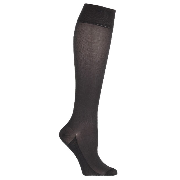 Sheer Relief Cotton Sole Trouser Sock - Black Sheer Relief Cotton Sole Trouser Sock - Black