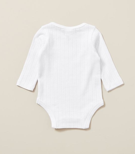 Baby Organic Cotton Pointelle Bodysuit