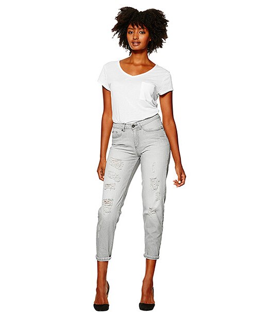 Lily Loves Girlfriend Jeans - Grey