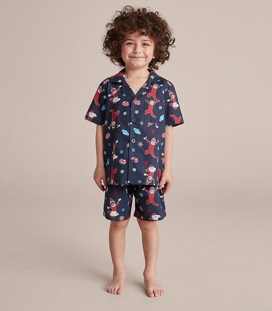 Kids Elf On The Shelf Family Matching Cotton Pyjama Set