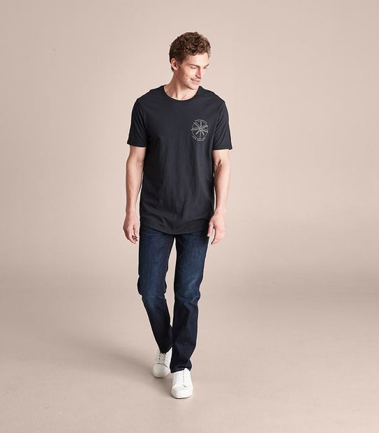 Printed Garment Dyed T-Shirt