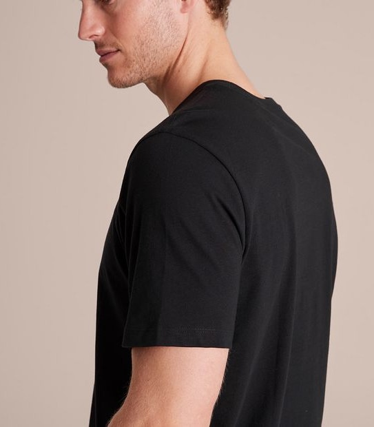 Organic Cotton Curved Hem T-Shirt