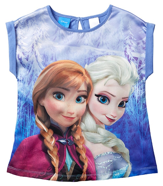 Girls' Frozen Short Sleeve Print T-Shirt