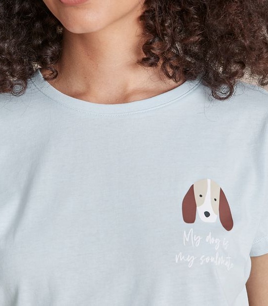 Printed Sleep Slogan T-Shirt