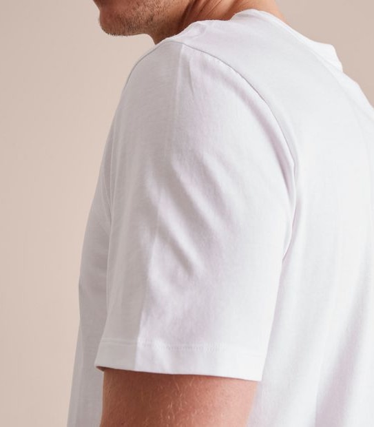 Organic Cotton Curved Hem T-Shirt