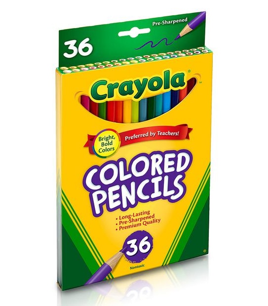 Crayola 36 Pack Piece Coloured Pencils