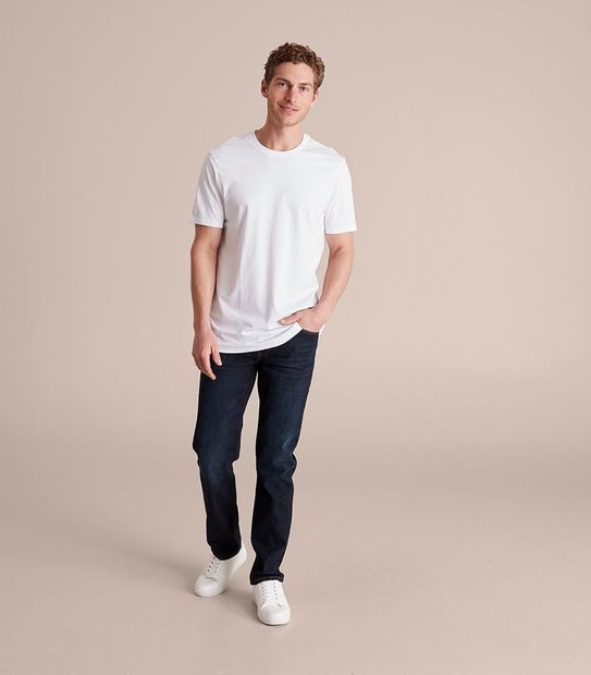 Organic Cotton Curved Hem T-Shirt