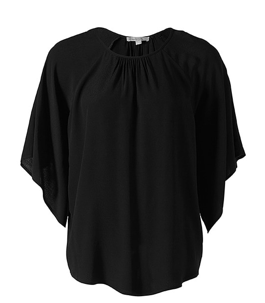 Flutter Sleeve Top - Black 4 of 5