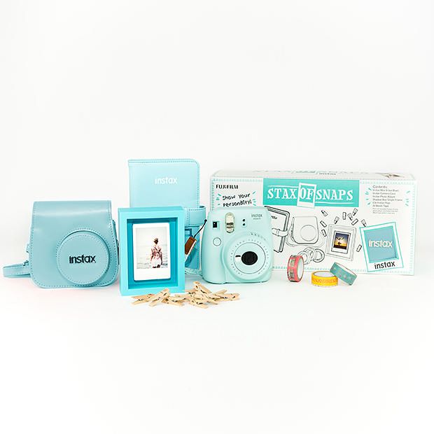 Fujifilm Instax Mini 9 Stax Of Snaps Bundle Blue Camera Target