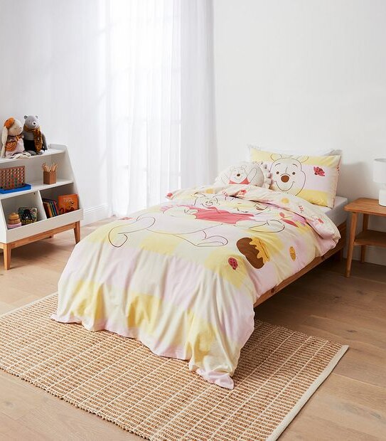 Winnie The Pooh Quilt Cover Set - Single Bed