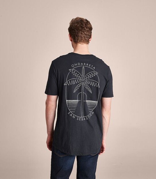 Printed Garment Dyed T-Shirt