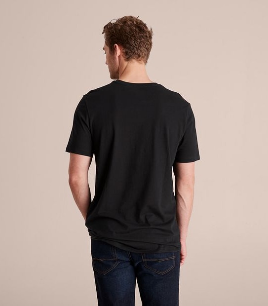 Organic Cotton Curved Hem T-Shirt