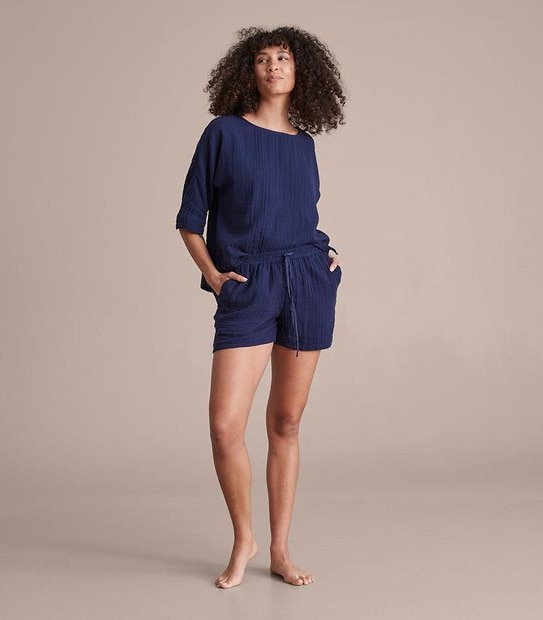 Crinkle Sleep Shorts