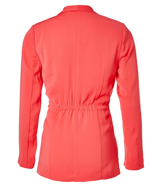 Drawstring Waist Jacket - Pink