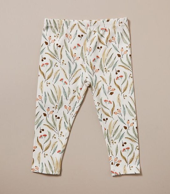 Baby Organic Cotton Print Leggings