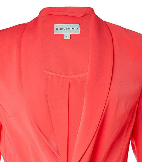 Drawstring Waist Jacket - Pink