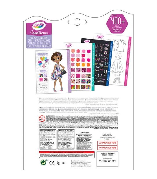Crayola Creations Sticker Lookbook