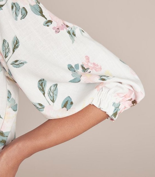 Dannii Minogue Petites Linen Blend Blouse