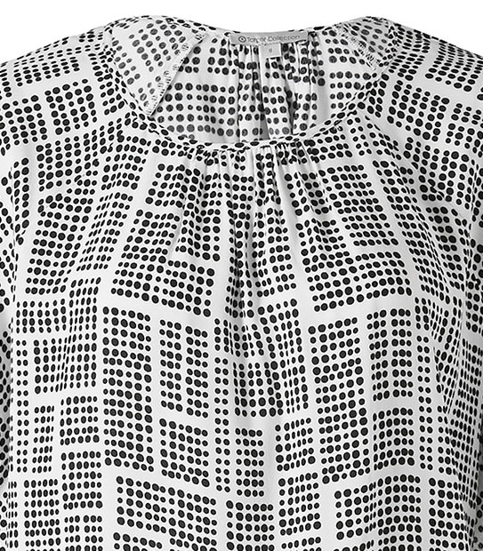 Flutter Sleeve Top - Tetris Print 5 of 5