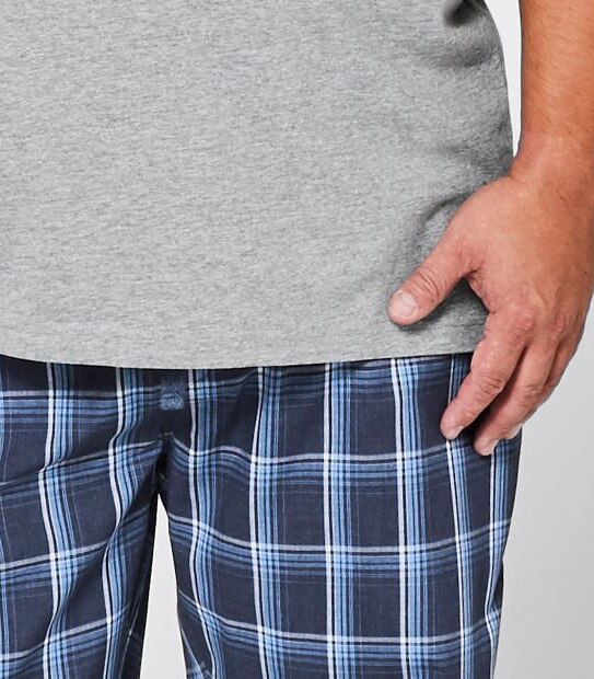 Mr Big Jersey Poplin Pyjama Set