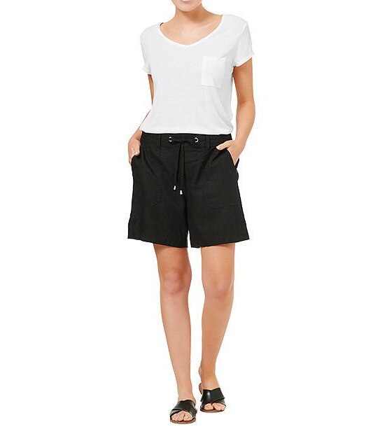 Linen Blend Shorts 3 of 4