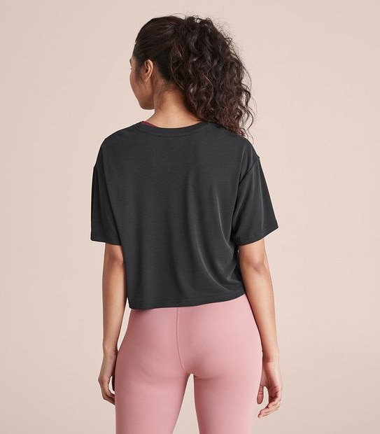 Active Yoga Ribbed Crop T-Shirt