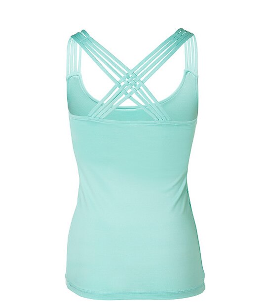 T30 Cross Back Tank - Aqua 2 of 3
