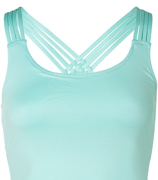 T30 Cross Back Tank - Aqua 3 of 3