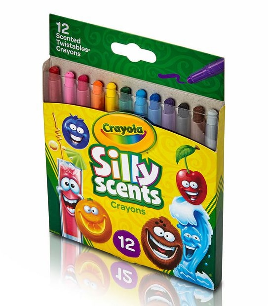 Crayola Creations Silly Scents Mini Twistables Scented Crayons - 12 Pack