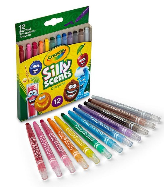 Crayola Creations Silly Scents Mini Twistables Scented Crayons - 12 Pack