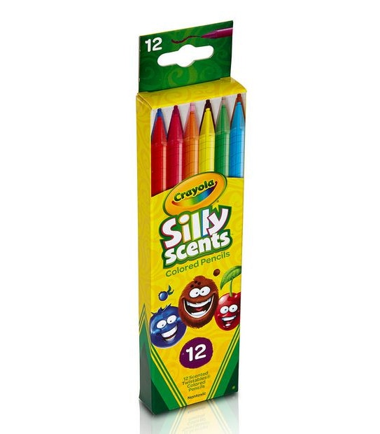 Crayola Creations Silly Scents Mini Twistables Colored Pencils - 12 Pack