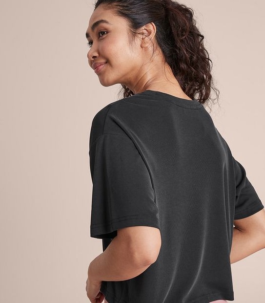 Active Yoga Ribbed Crop T-Shirt