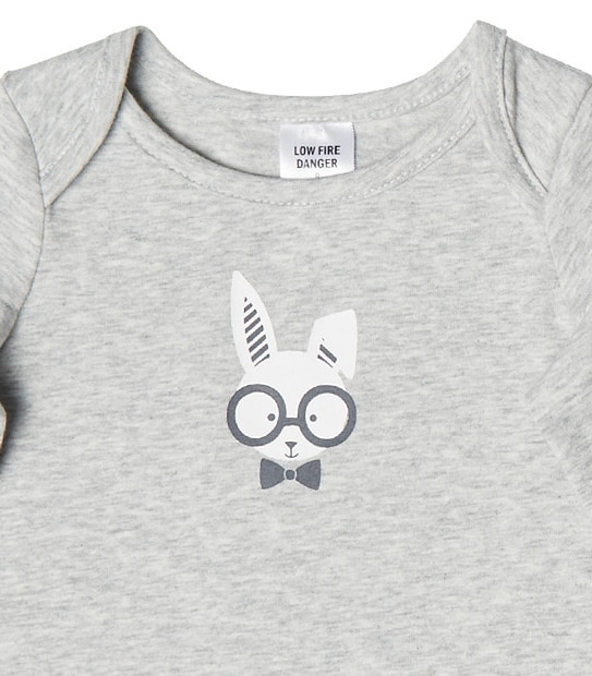 Newborn 3 Piece Set - Navy Bunny