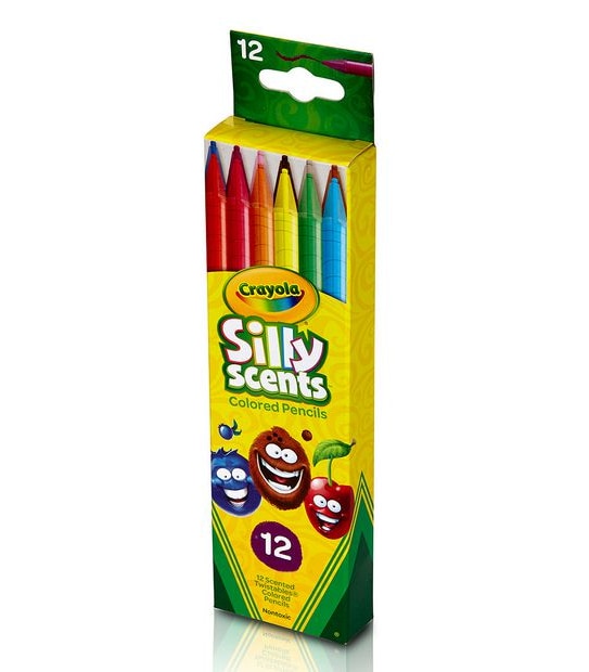 Crayola Creations Silly Scents Mini Twistables Colored Pencils - 12 Pack