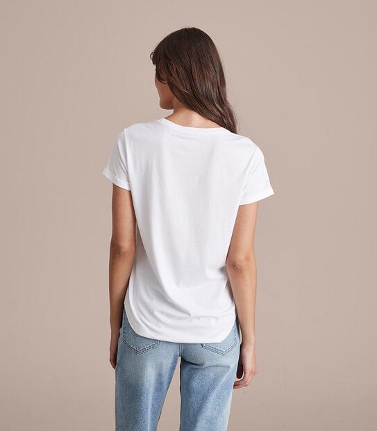 Cotton/Modal Relaxed T-Shirt