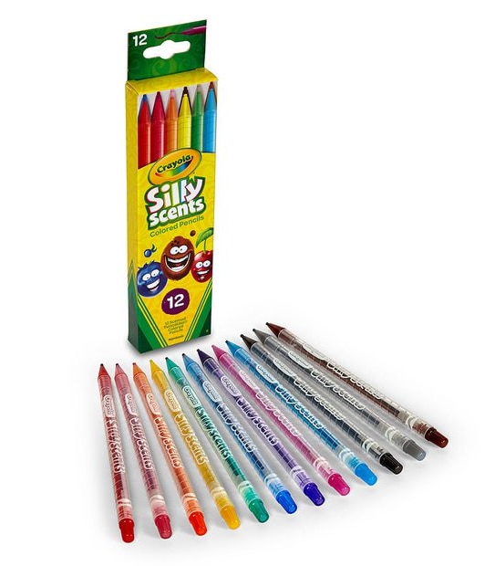 Crayola Creations Silly Scents Mini Twistables Colored Pencils - 12 Pack