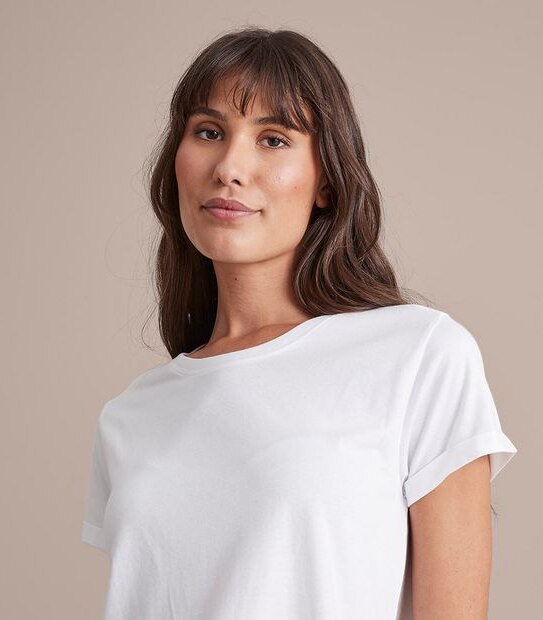 Cotton/Modal Relaxed T-Shirt