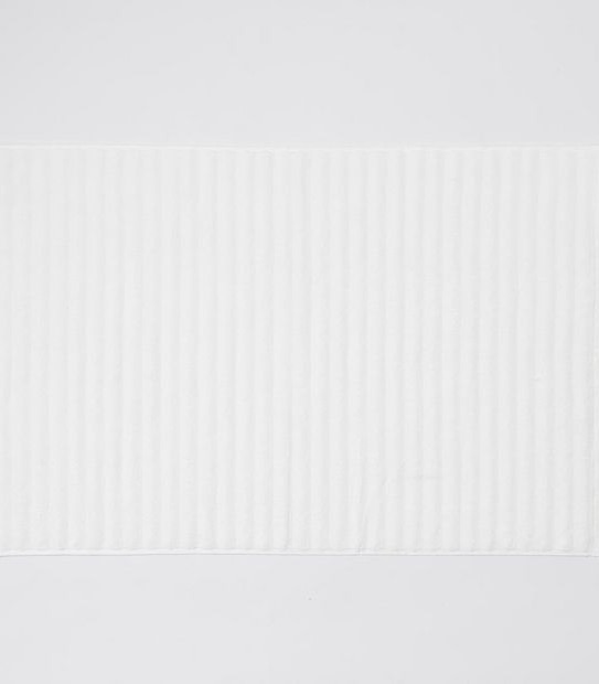 Dri Glo Sculptured Rib Towel Collection - White