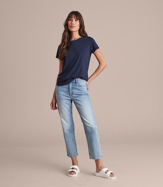 Cotton/Modal Relaxed T-Shirt