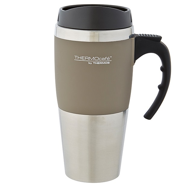 Thermos Cafe Stainless Steel 450ml Travel Mug Grey Target Australia