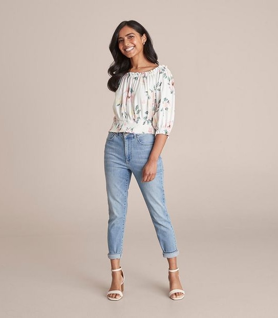 Dannii Minogue Petites Linen Blend Blouse